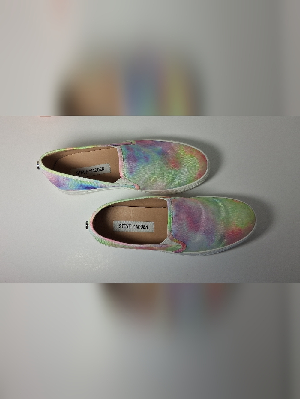 Steve Madden Multicolor Slip-On Sneakers Women's Size 7.5 - Picture 8 of 12